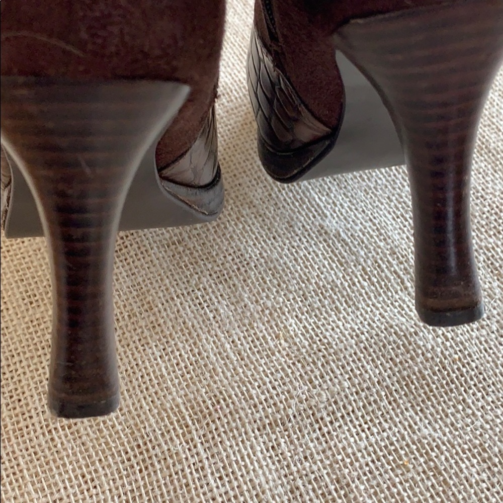 SOLD Pierre Dumas chocolate brown Boots Sz 8 - Picture 5 of 8